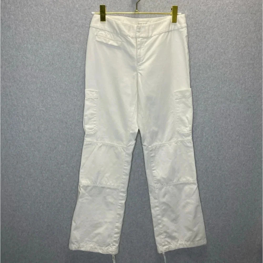 Banana Republic Y2K White Cargo Pants